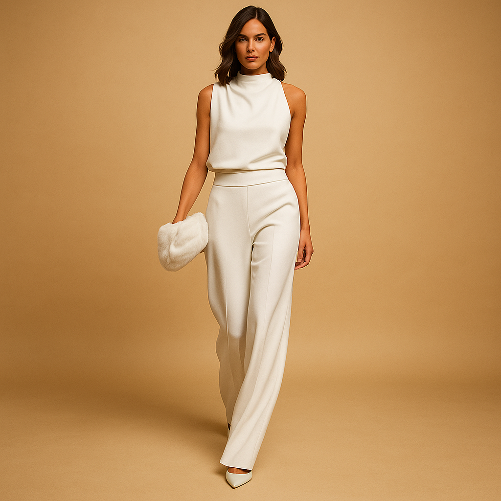 Ruby | Elegant & Sophisticated Women's Wide Leg Jumpsuit 5