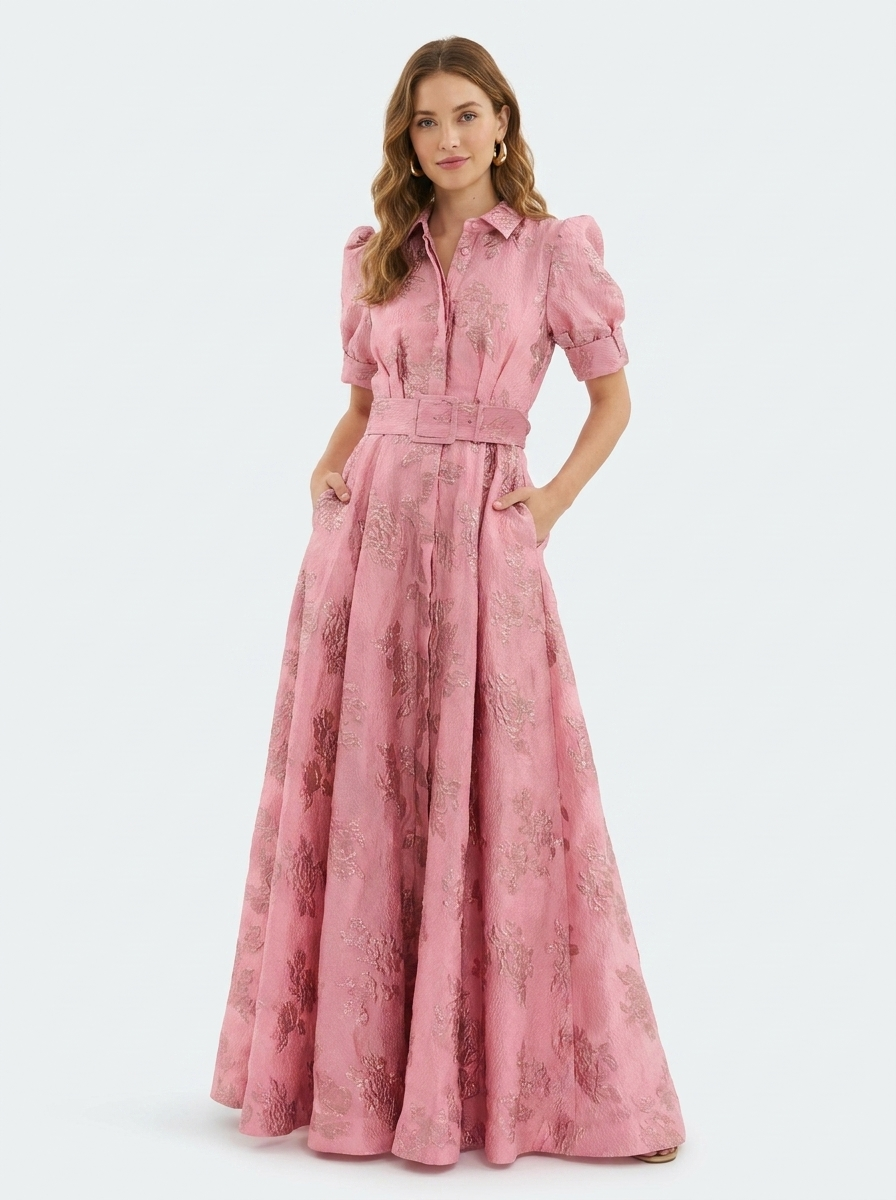 Ruby | Womens Dress Wedding Guest Retro Elegant High-Waisted Style 1