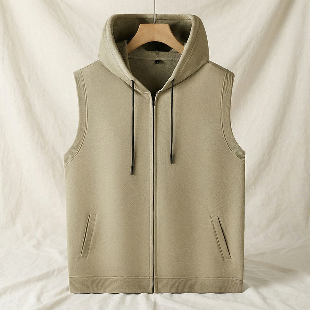 Samuel | Modern and Functional Sleeveless Hoodie 0