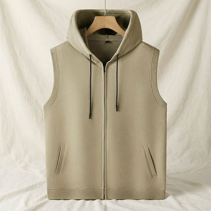 Samuel | Modern and Functional Sleeveless Hoodie 0