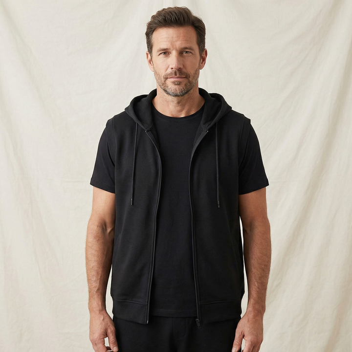 Samuel | Modern and Functional Sleeveless Hoodie 1