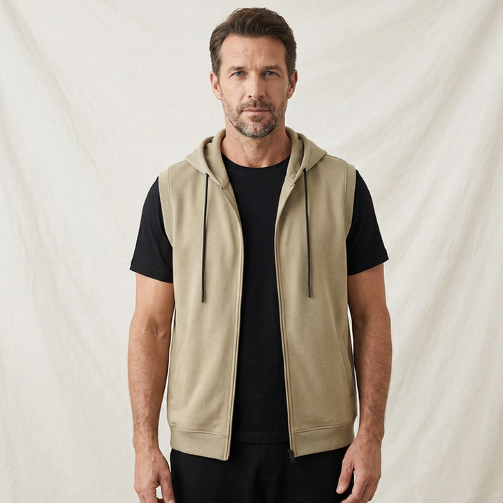 Samuel | Modern and Functional Sleeveless Hoodie 2