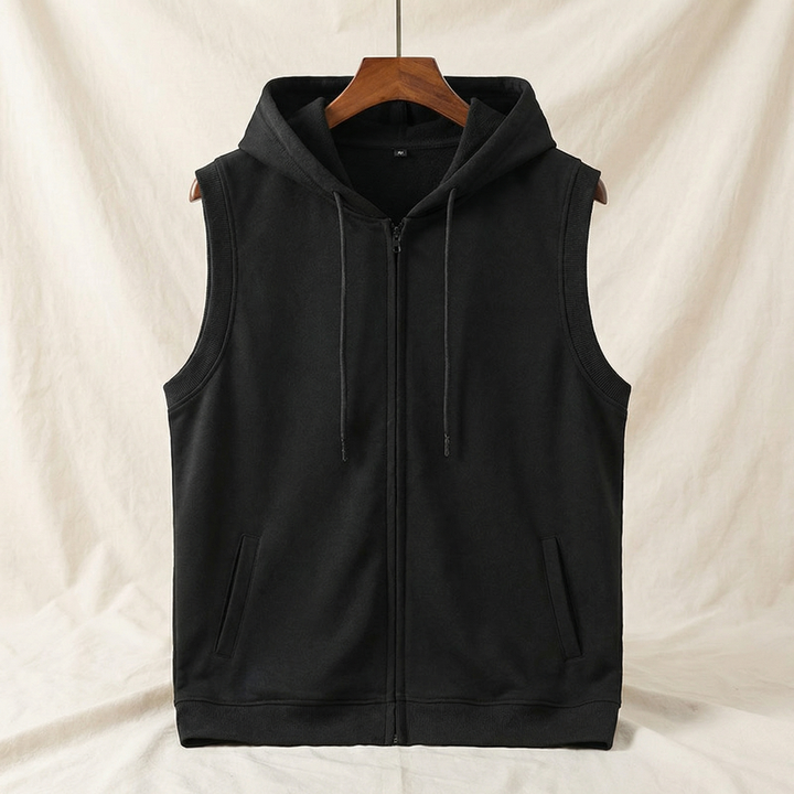 Samuel | Modern and Functional Sleeveless Hoodie 3