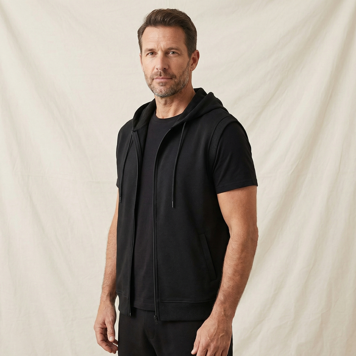 Samuel | Modern and Functional Sleeveless Hoodie 7
