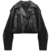 Virella | Cropped Biker Jacket