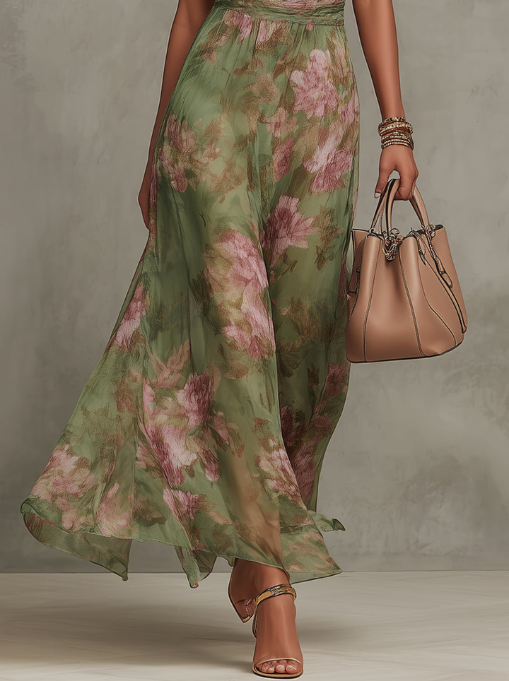 Sarina | Floral Maxi Dress Wedding Guest Elegant Summer Style 3