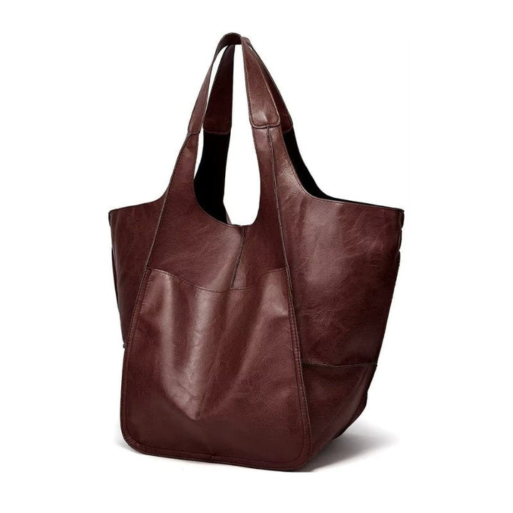 Savannah | Oversized Vegan Leather Tote Bag 11