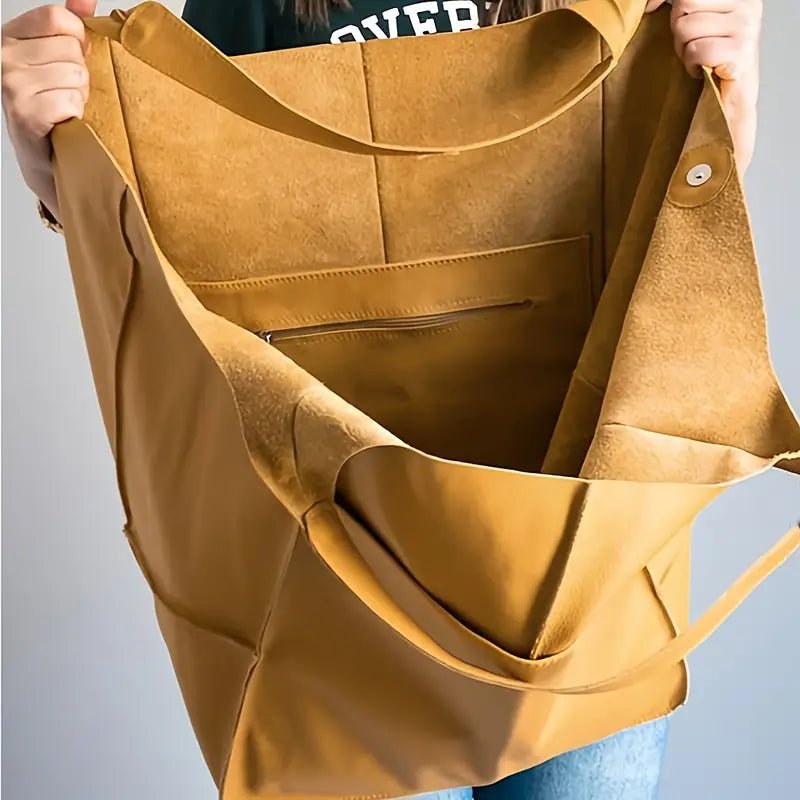 Savannah | Oversized Vegan Leather Tote Bag 3