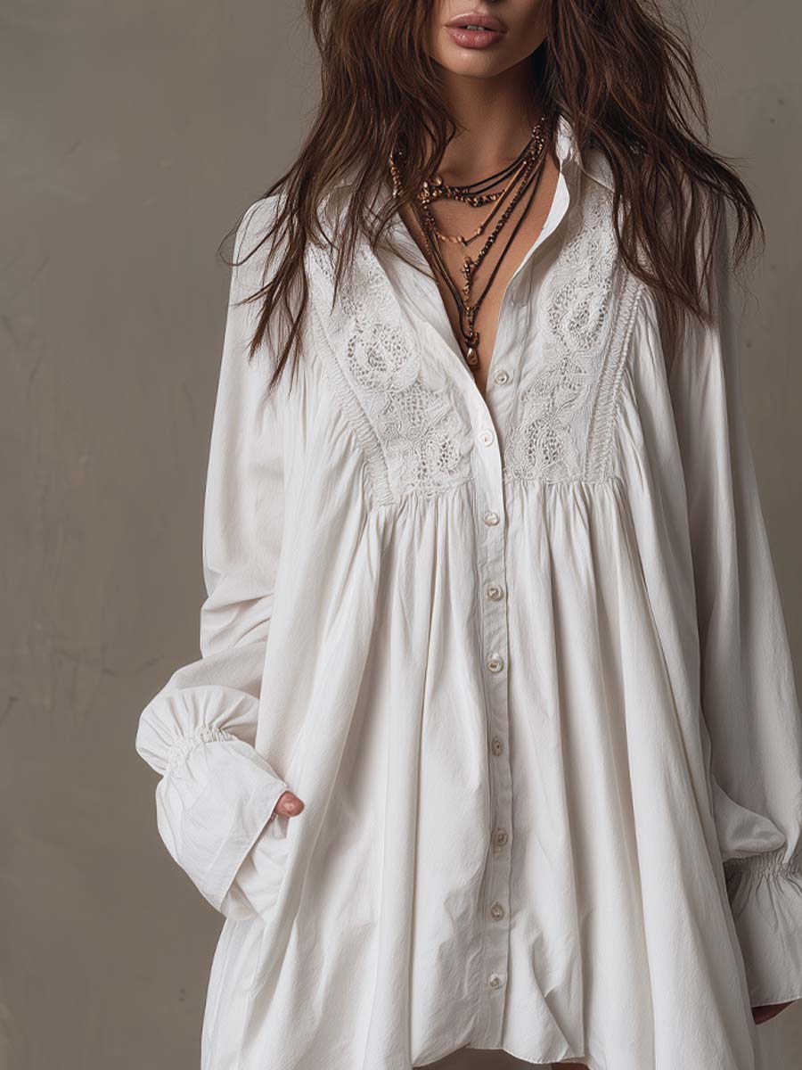 Scarlett | Elegant Lace Irregular Hem Mini Dress 4