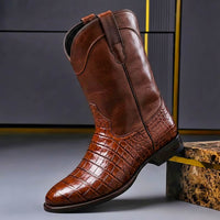 Easton | Stivali Heritage da uomo in pelle vintage autentica