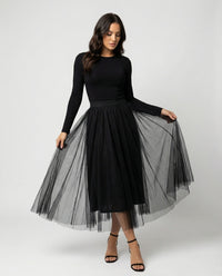 Valeria | Eleganter Maxirock mit hohem Bund