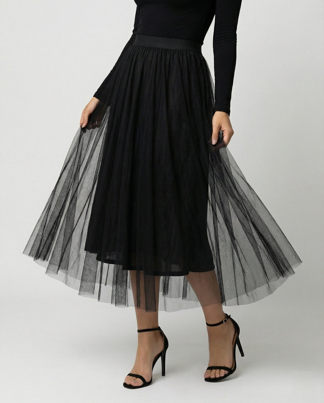 Selena | Elegant High-Waisted Ankle-Length Maxi Skirt 1