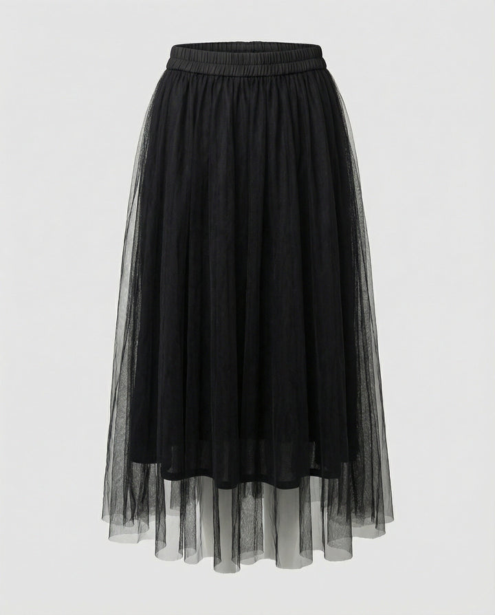 Selena | Elegant High-Waisted Ankle-Length Maxi Skirt 4
