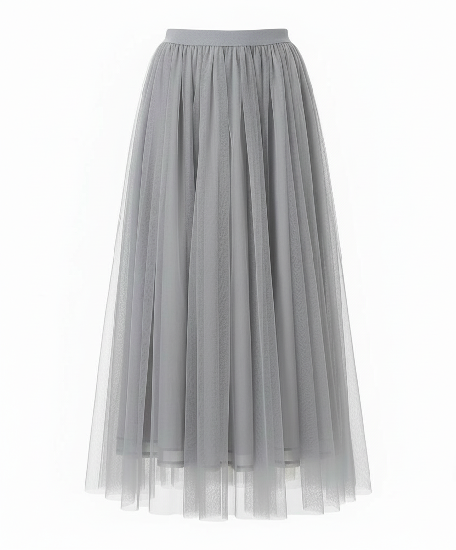 Selena | Elegant High-Waisted Ankle-Length Maxi Skirt 7