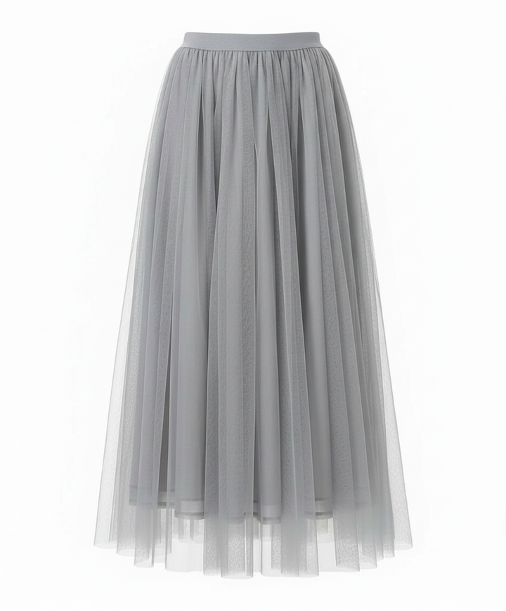 Selena | Elegant High-Waisted Ankle-Length Maxi Skirt 7