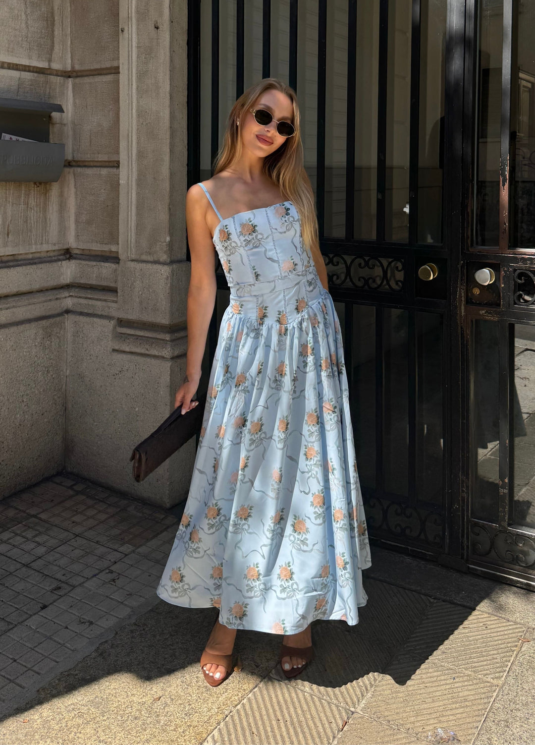 Seraphina | Elegant Floral Midi Women's Dress for Wedding Guests 3