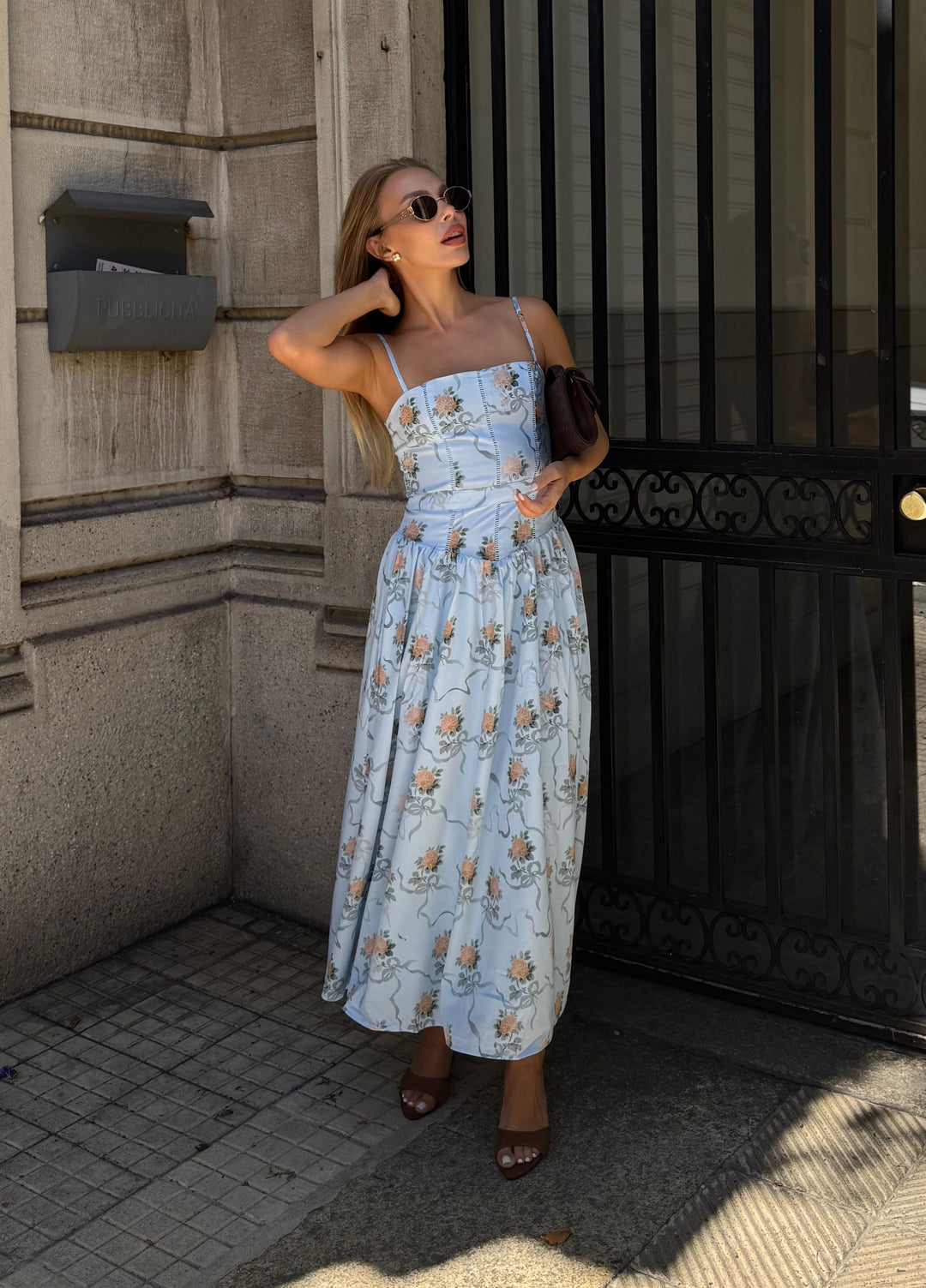 Seraphina | Elegant Floral Midi Women's Dress for Wedding Guests 4