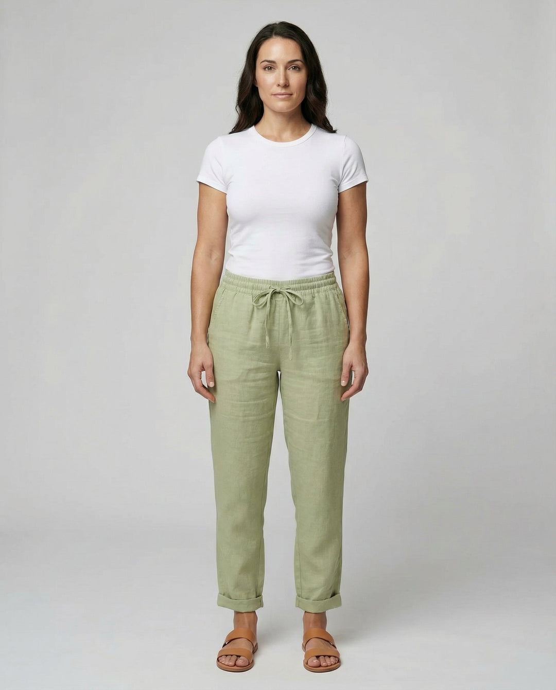 Seraphina | Lightweight & Breathable Summer Linen Trousers 0