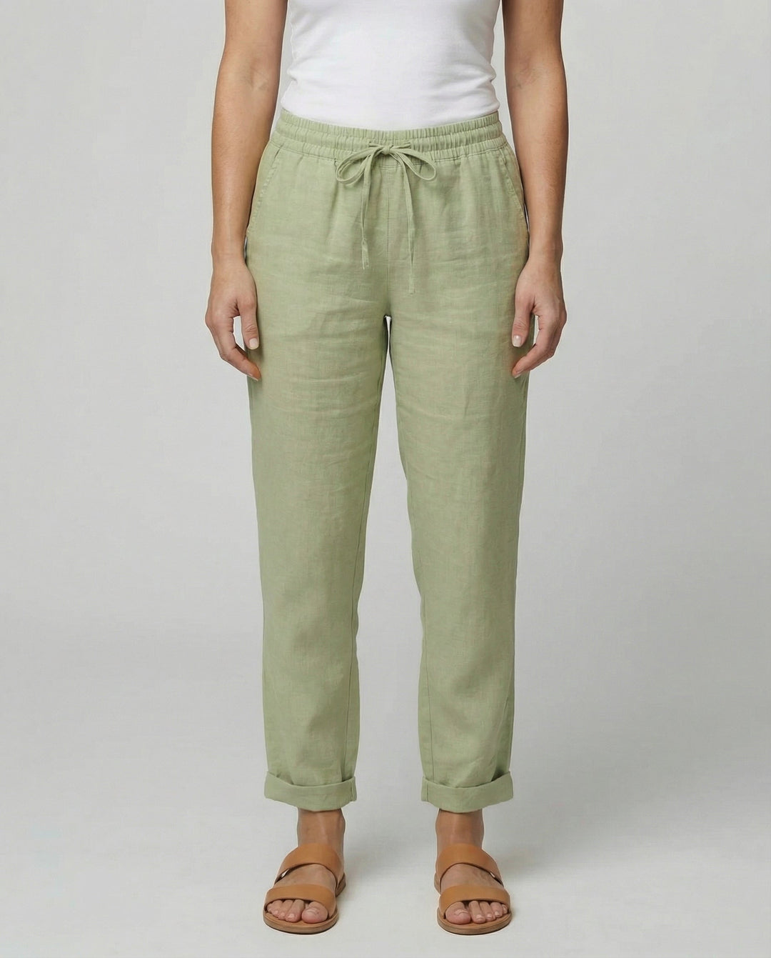 Seraphina | Lightweight & Breathable Summer Linen Trousers 1