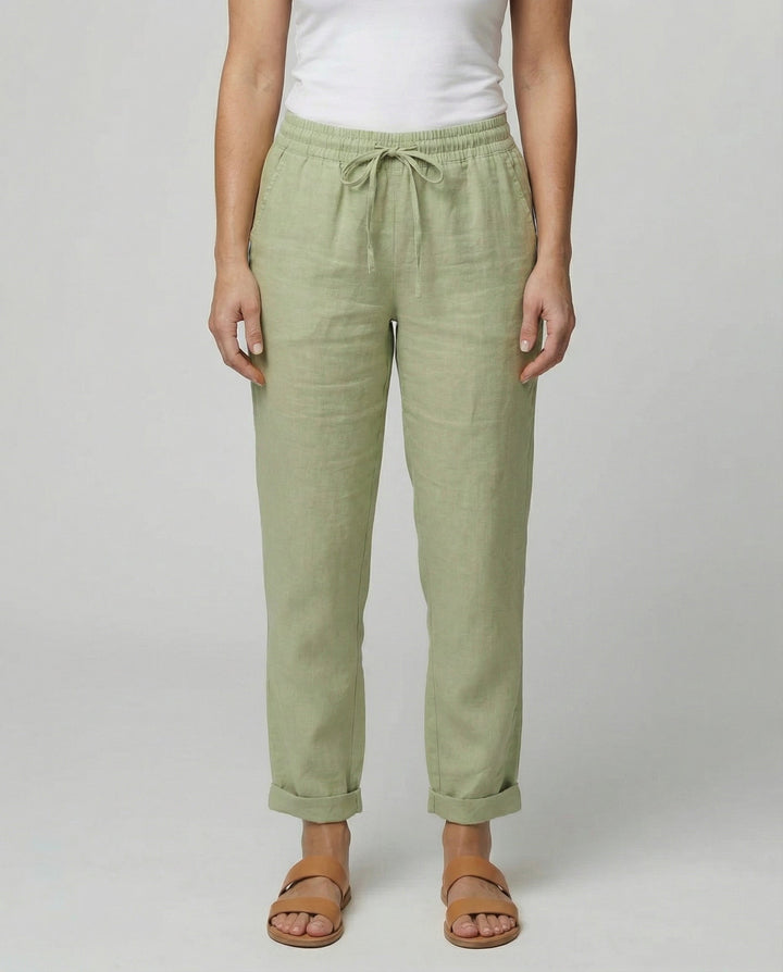 Seraphina | Lightweight & Breathable Summer Linen Trousers 1