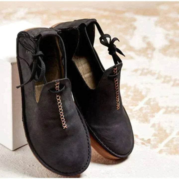 Shannon | Sophisticated And Comfortable Lace-Up Flat Shoes 2
