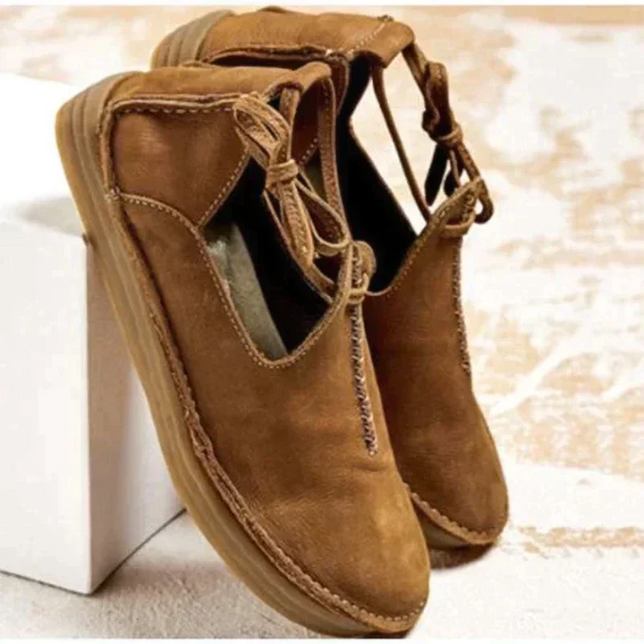 Shannon | Sophisticated And Comfortable Lace-Up Flat Shoes 4