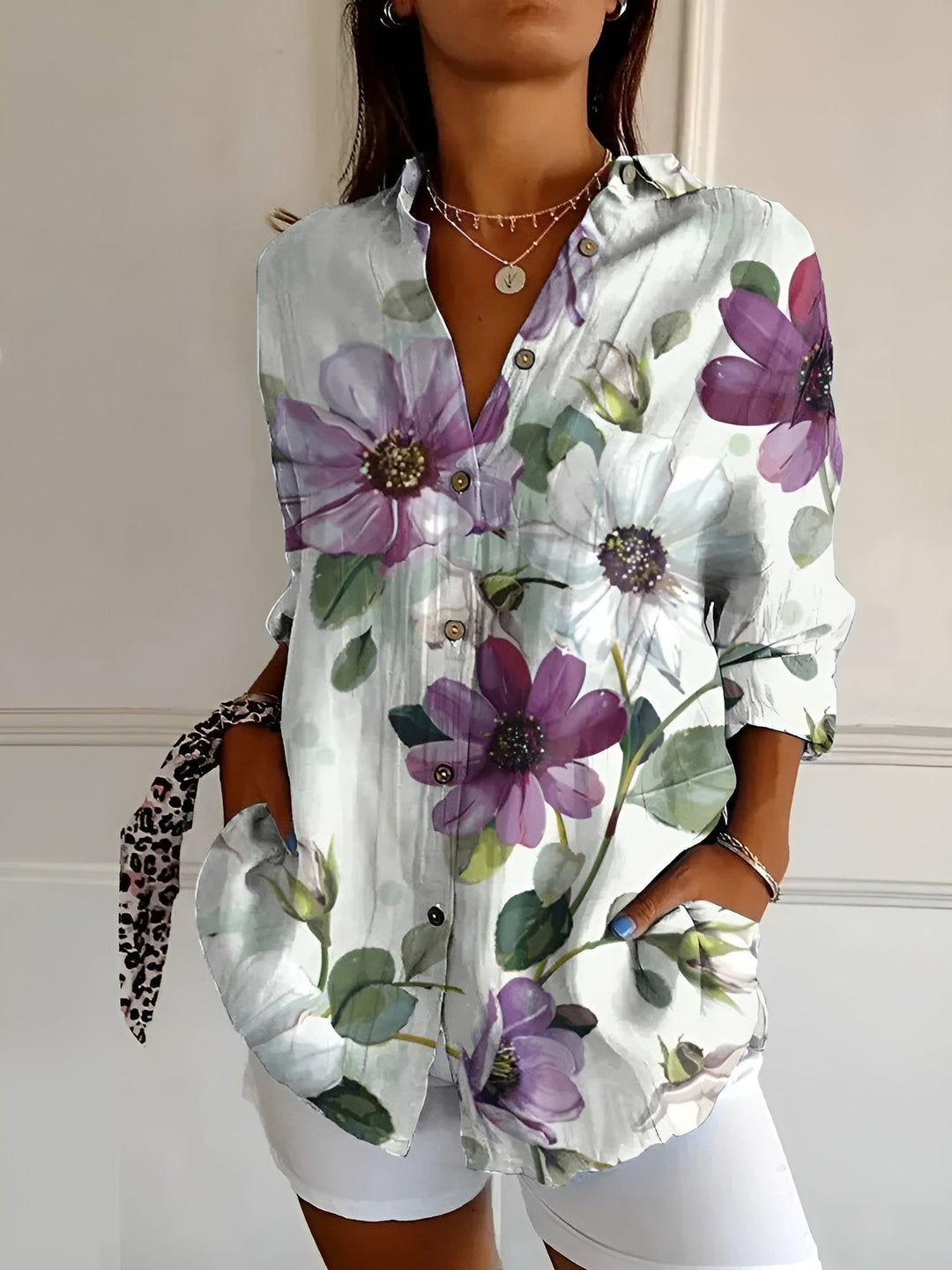 Sienna | Casual and breathable women's shirt 7