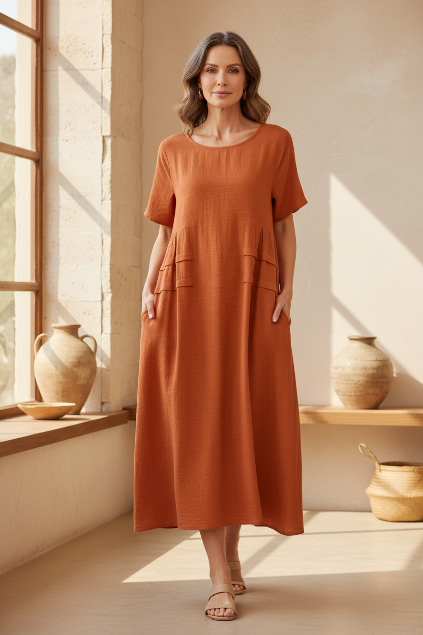 Sienna | Comfortable Midi Dress for Women 1