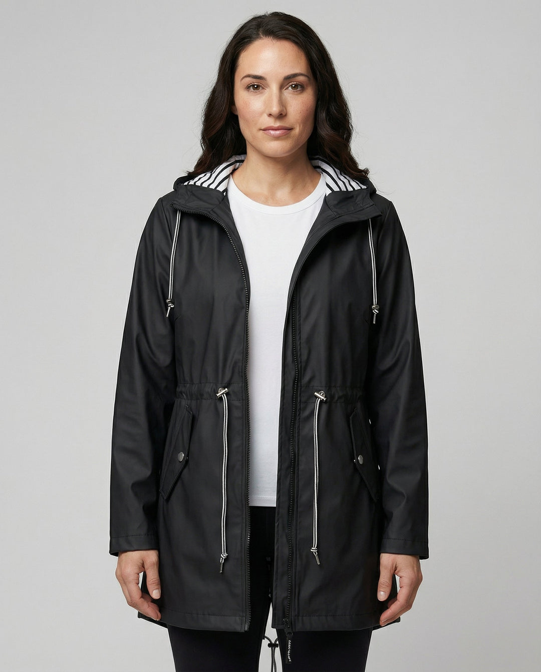 Sienna | Lightweight & Weatherproof Women's Hooded Coat 0