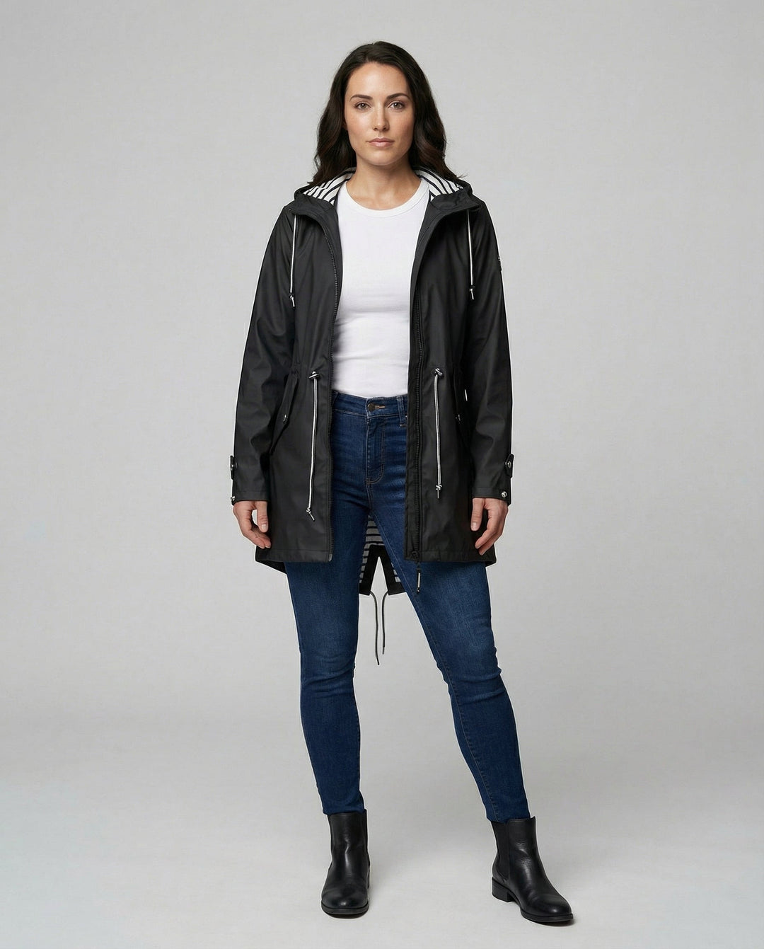 Sienna | Lightweight & Weatherproof Women's Hooded Coat 1