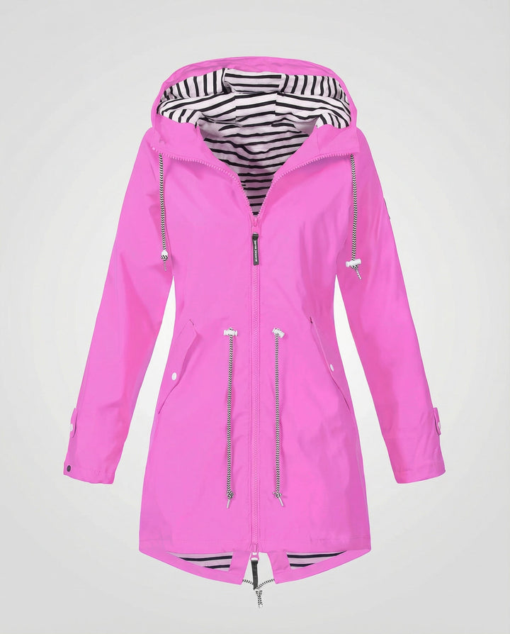 Sienna | Lightweight & Weatherproof Women's Hooded Coat 6