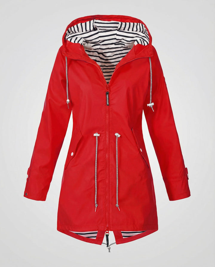 Sienna | Lightweight & Weatherproof Women's Hooded Coat 7