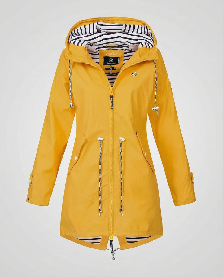Sienna | Lightweight & Weatherproof Women's Hooded Coat 8