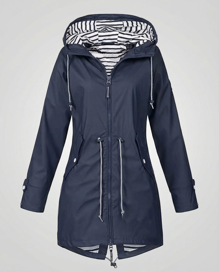 Sienna | Lightweight & Weatherproof Women's Hooded Coat 9