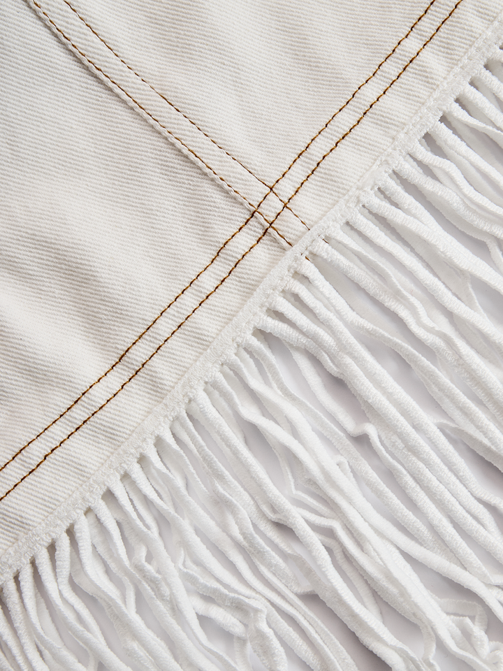 Sienna | Tailored And Sophisticated Fringe Mini Dress 4