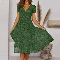 Ernestina | Vestito con Scollo a V Elegante e Slanciato