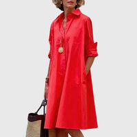 Elowyn | Langes Freizeitkleid mit Tasche
