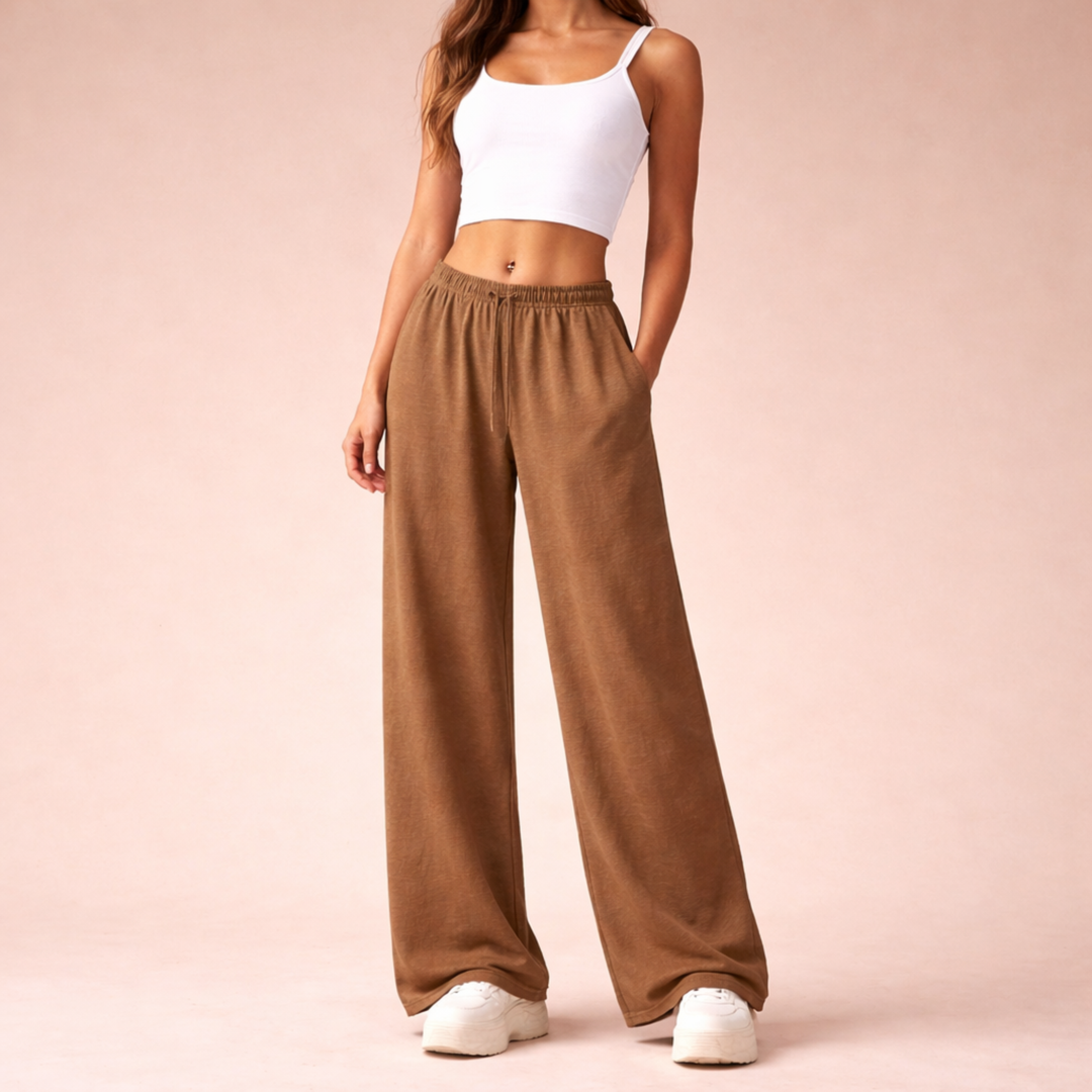 Sofia | Comfortable and modern wide leg jogging pants 7