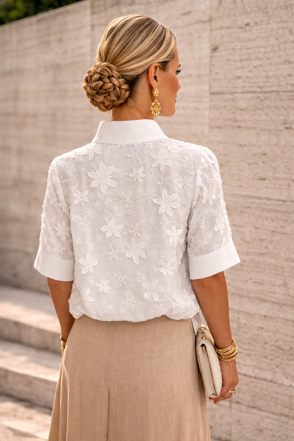 Sofia | Elegant High-Neck Women's Blouse 1