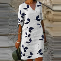 Alessia | Elegante abito estivo vintage con scollo a V