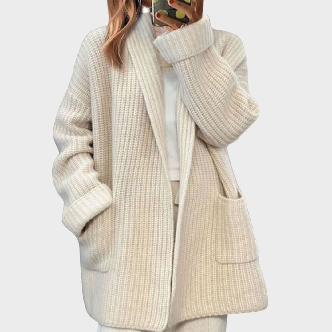 Soleil | Women's Cardigan Lightweight Loose Fit Knit Casual Layering 3