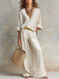 Arden | Relaxed Two-Piece Wide Leg Set