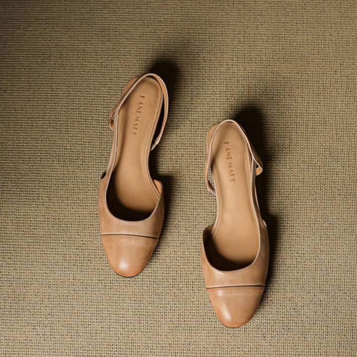 Sophia | Elegant Genuine Leather Slingback Pumps 3