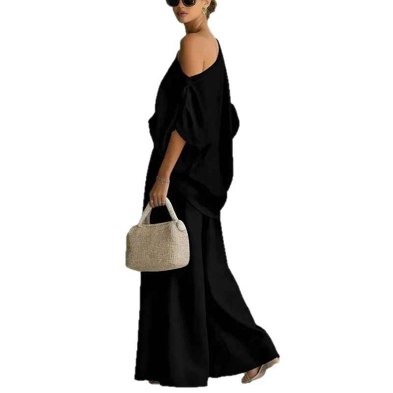 Sophia | Feminine And Flowy Off The Shoulder Two Piece Set 4