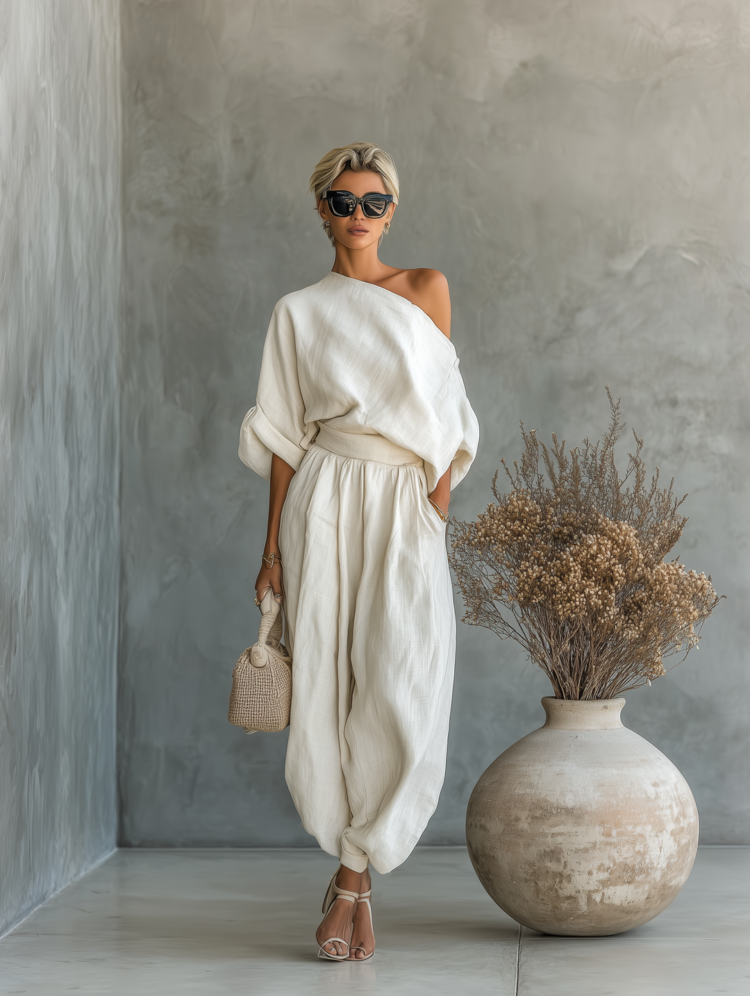 Sophia | Feminine And Flowy Off The Shoulder Two Piece Set 6