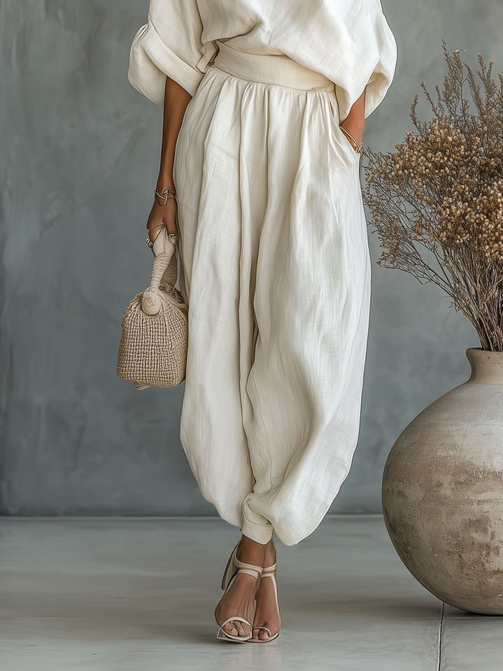 Sophia | Feminine And Flowy Off The Shoulder Two Piece Set 7