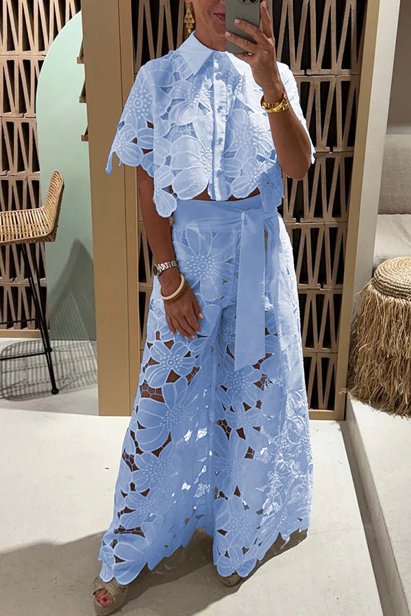 Sophie | Elegant & Romantic Women's Eyelet Maxi Dress 1