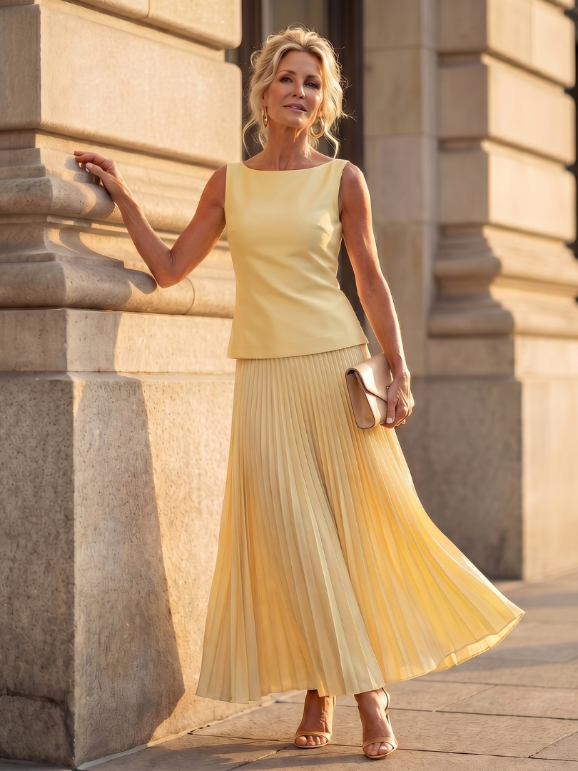Susan | Elegant Two-Piece Set with Structured Bodice 0