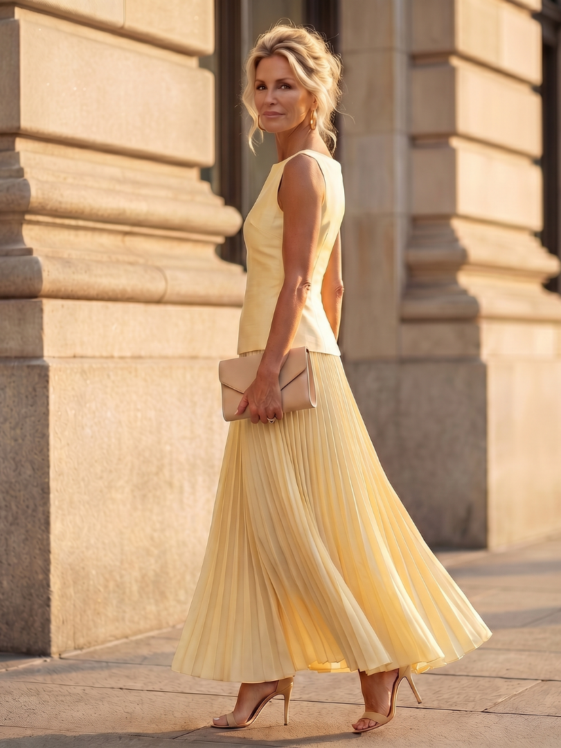 Susan | Elegant Two-Piece Set with Structured Bodice 1