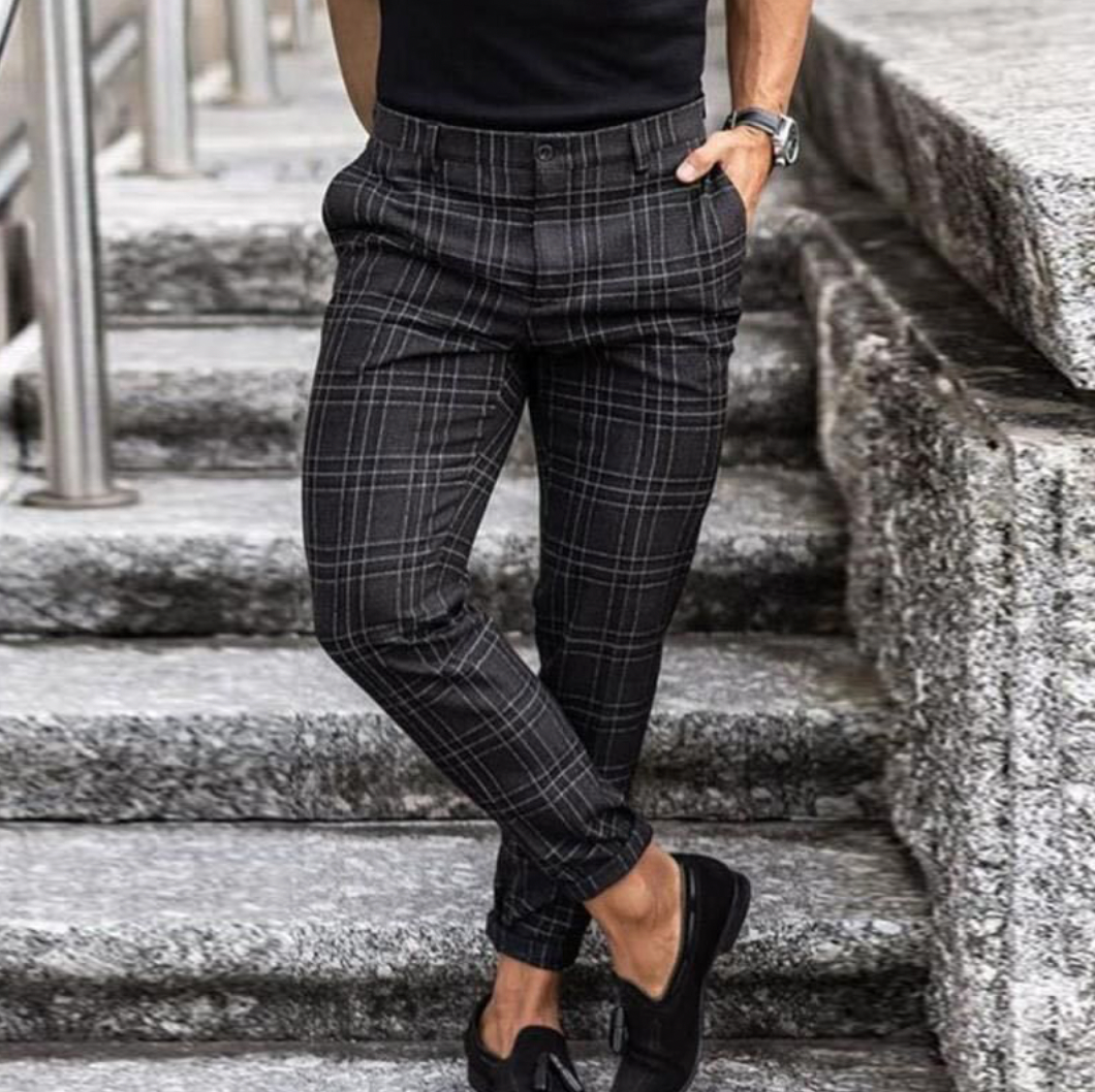 Sven | Men’s Trousers – Comfortable, Stylish & Versatile Checked Design 0